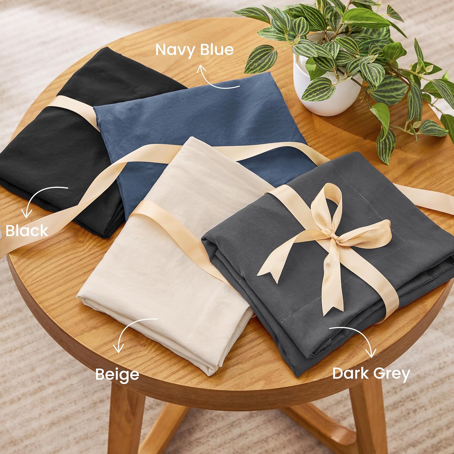 Box‑stitched comforter option